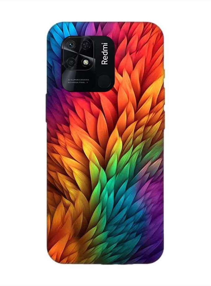 Custom Printed Case Cover for Xiaomi Redmi 10 Power Close Up Colorful Flower With Many Leaves