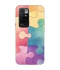 Custom Printed Case Cover for Xiaomi Redmi 10 Prime (2022) Close Up Colorful Puzzle Piece With One Missing
