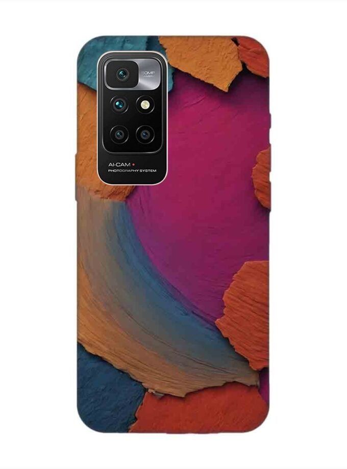 Custom Printed Case Cover for Xiaomi Redmi 10 Prime (2022) Closeup Color Textured Surface