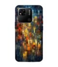Custom Printed Case Cover for Xiaomi Redmi 10A Close Up Colorful Mosaic Squares Shapes