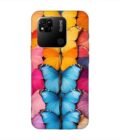 Custom Printed Case Cover for Xiaomi Redmi 10A Closeup Colorful Butterfly Collection Display
