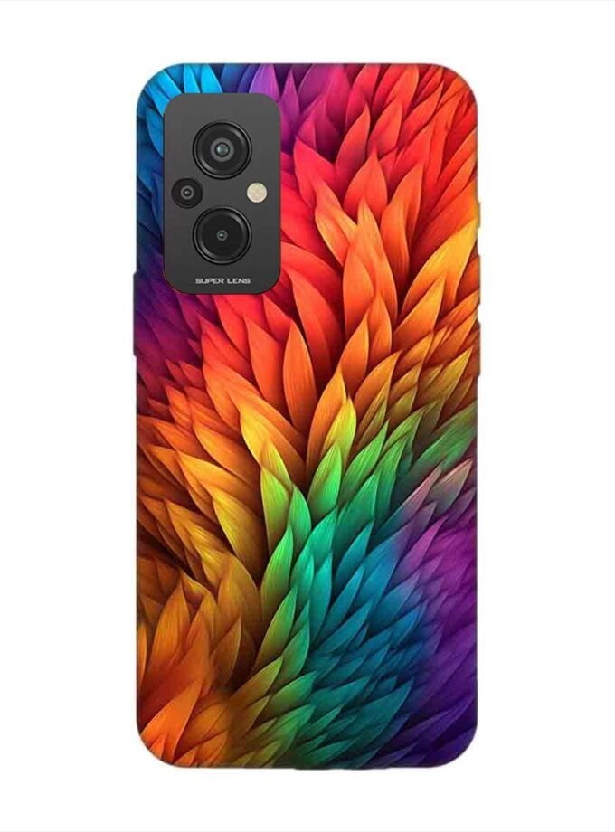 Custom Printed Case Cover for Xiaomi Redmi 11 Prime (4G) Close Up Colorful Flower With Many Leaves