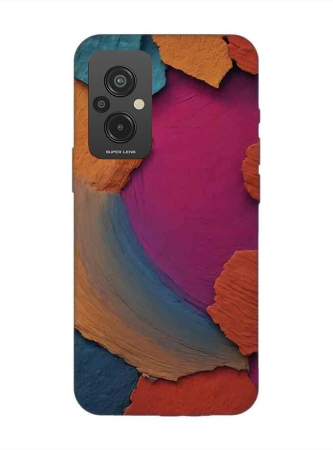 Custom Printed Case Cover for Xiaomi Redmi 11 Prime (4G) Closeup Color Textured Surface