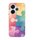 Custom Printed Case Cover for Xiaomi Redmi 13 (5G) Close Up Colorful Puzzle Piece With One Missing