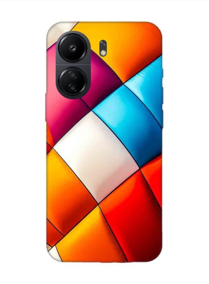 Custom Printed Case Cover for Xiaomi Redmi 13C (4G) Close Up Colorful Hot Air Balloon