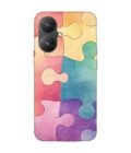 Custom Printed Case Cover for Xiaomi Redmi 13C (5G) Close Up Colorful Puzzle Piece With One Missing