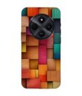 Custom Printed Case Cover for Xiaomi Redmi 14C (5G) Close Up Colorful Wooden Wall With Lot Different Colors