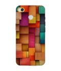 Custom Printed Case Cover for Xiaomi Redmi 3S Prime Close Up Colorful Wooden Wall With Lot Different Colors