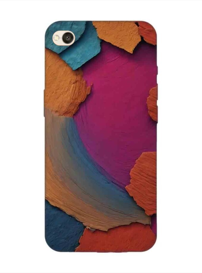 Custom Printed Case Cover for Xiaomi Redmi 5A Closeup Color Textured Surface