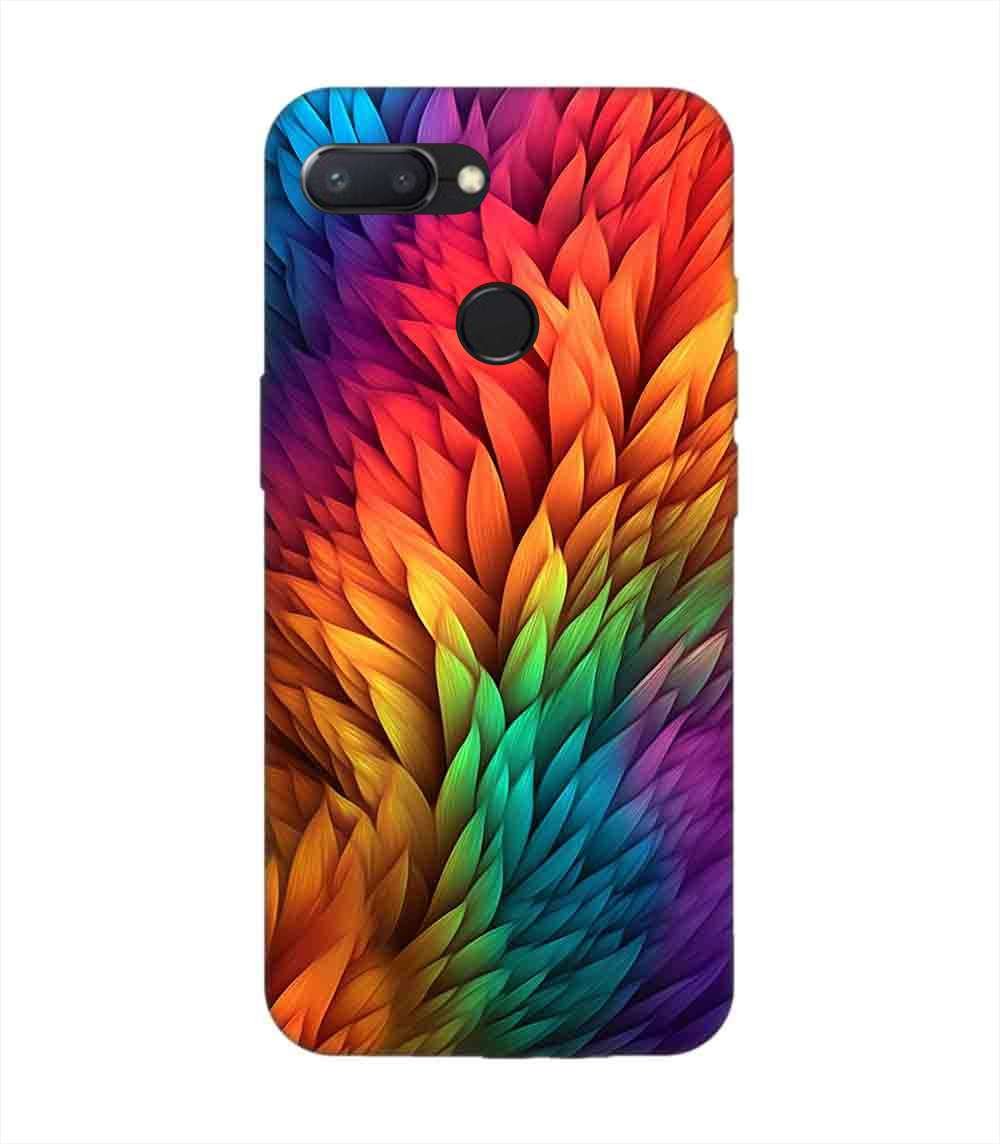 Custom Printed Case Cover for Xiaomi Redmi 6 Close Up Colorful Flower With Many Leaves