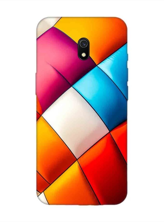 Custom Printed Case Cover for Xiaomi Redmi 8A Close Up Colorful Hot Air Balloon