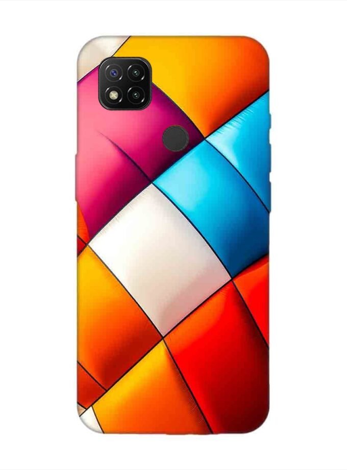 Custom Printed Case Cover for Xiaomi Redmi 9 Activ Close Up Colorful Hot Air Balloon