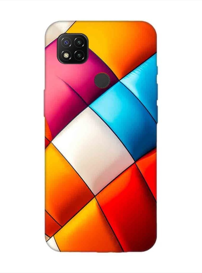 Custom Printed Case Cover for Xiaomi Redmi 9 Close Up Colorful Hot Air Balloon