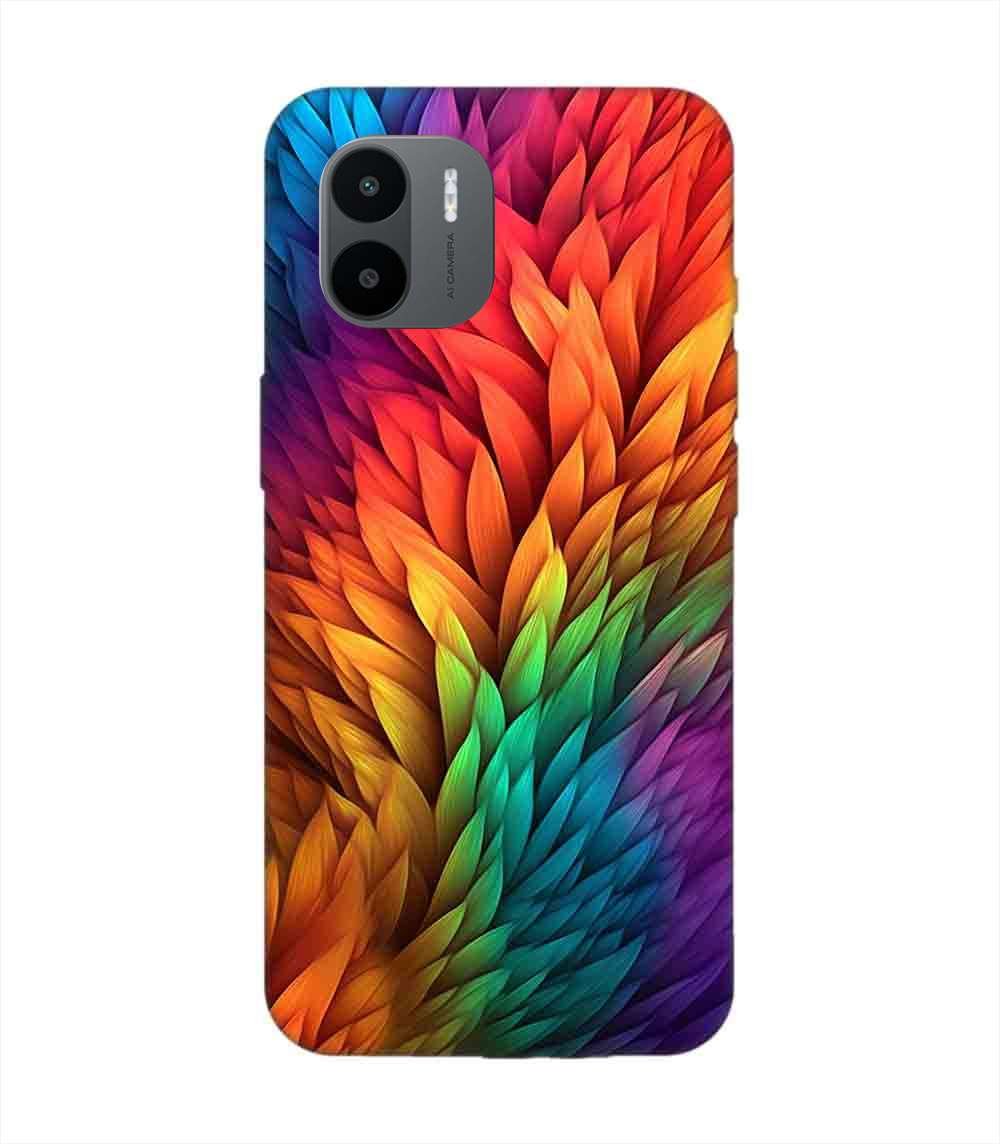 Custom Printed Case Cover for Xiaomi Redmi A1 (2022) Close Up Colorful Flower With Many Leaves
