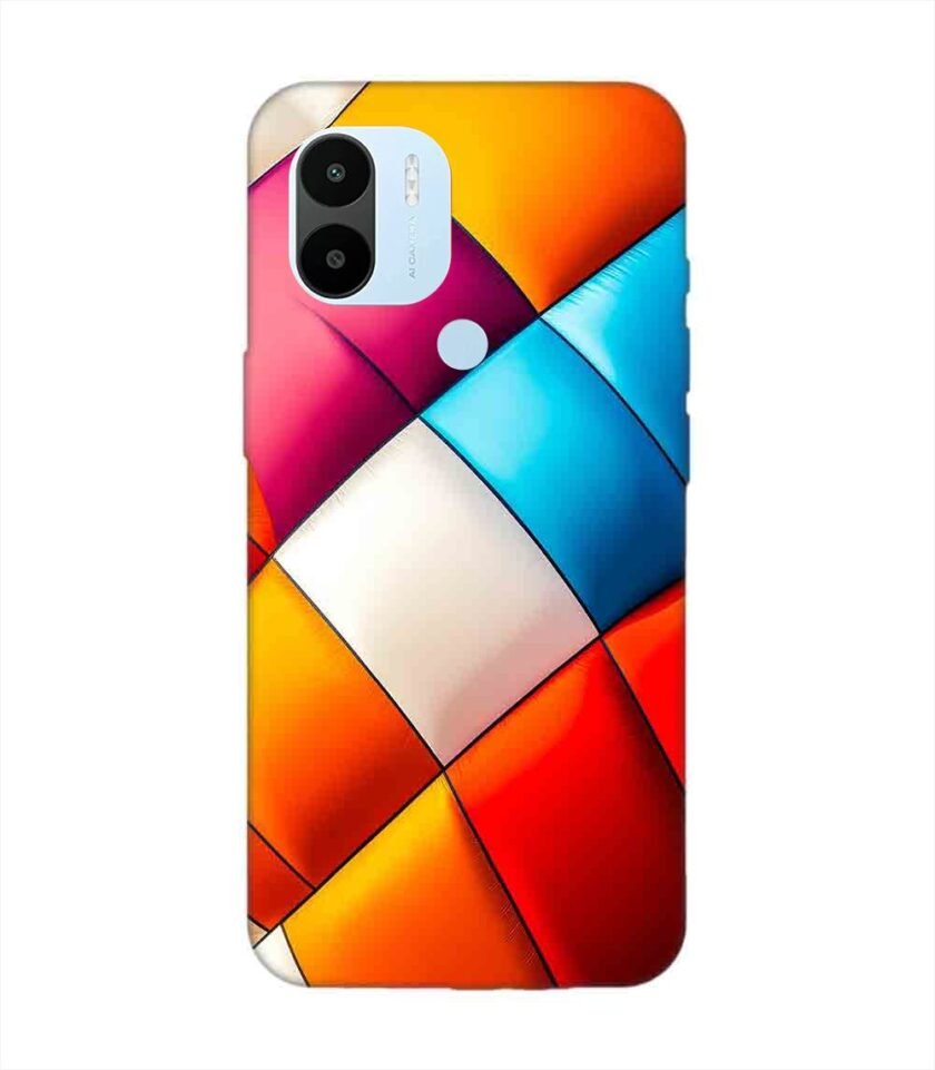 Custom Printed Case Cover for Xiaomi Redmi A2 Plus Close Up Colorful Hot Air Balloon