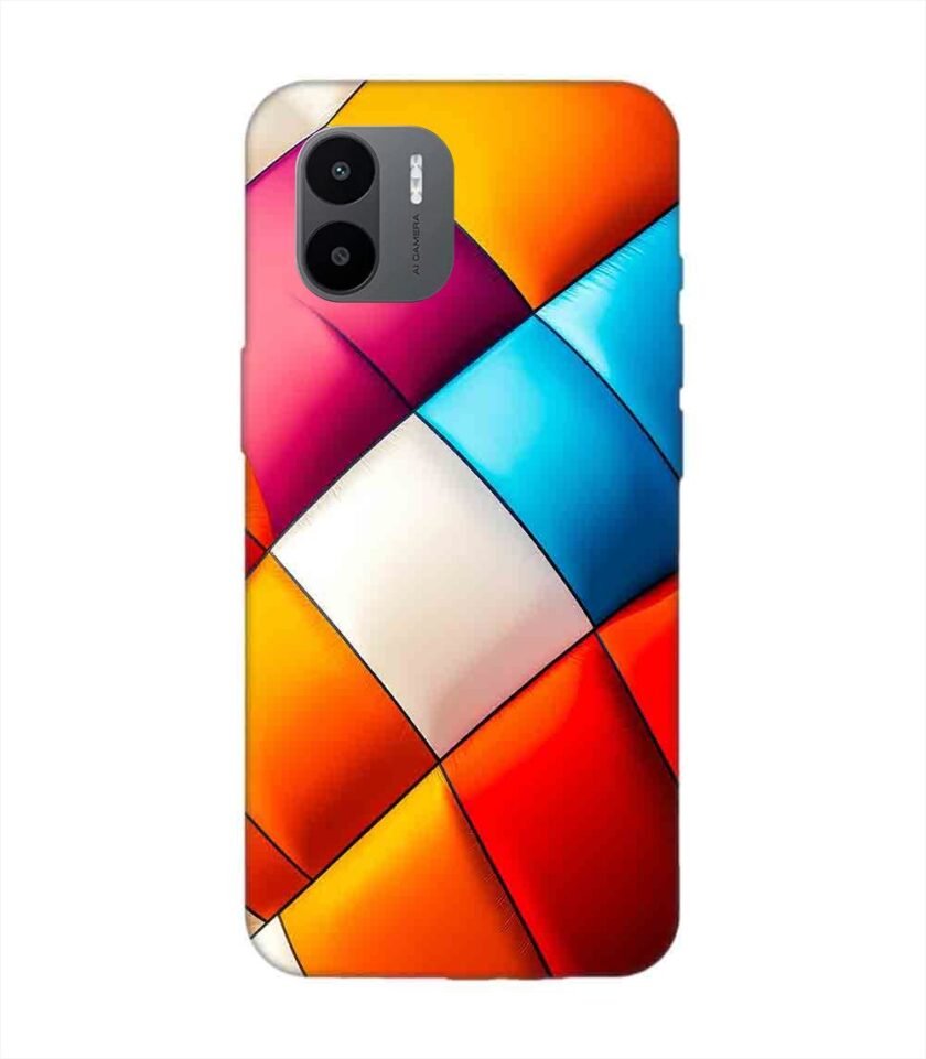 Custom Printed Case Cover for Xiaomi Redmi A2 Close Up Colorful Hot Air Balloon