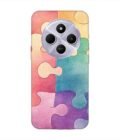 Custom Printed Case Cover for Xiaomi Redmi A4 (5G) Close Up Colorful Puzzle Piece With One Missing