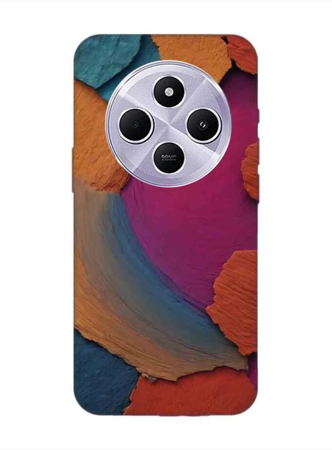 Custom Printed Case Cover for Xiaomi Redmi A4 (5G) Closeup Color Textured Surface