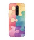 Custom Printed Case Cover for Xiaomi Redmi K20 Pro Close Up Colorful Puzzle Piece With One Missing