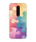 Custom Printed Case Cover for Xiaomi Redmi K20 Close Up Colorful Puzzle Piece With One Missing