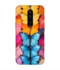 Custom Printed Case Cover for Xiaomi Redmi K20 Closeup Colorful Butterfly Collection Display