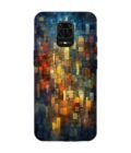 Custom Printed Case Cover for Xiaomi Redmi Note 10 Lite Close Up Colorful Mosaic Squares Shapes