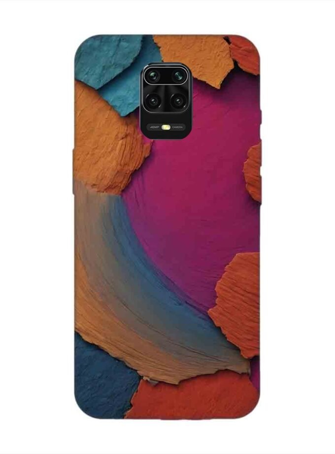 Custom Printed Case Cover for Xiaomi Redmi Note 10 Lite Closeup Color Textured Surface