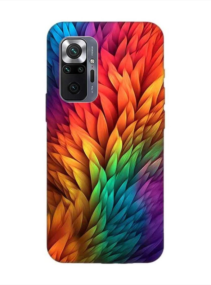 Custom Printed Case Cover for Xiaomi Redmi Note 10 Pro Close Up Colorful Flower With Many Leaves