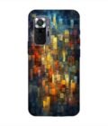 Custom Printed Case Cover for Xiaomi Redmi Note 10 Pro Close Up Colorful Mosaic Squares Shapes