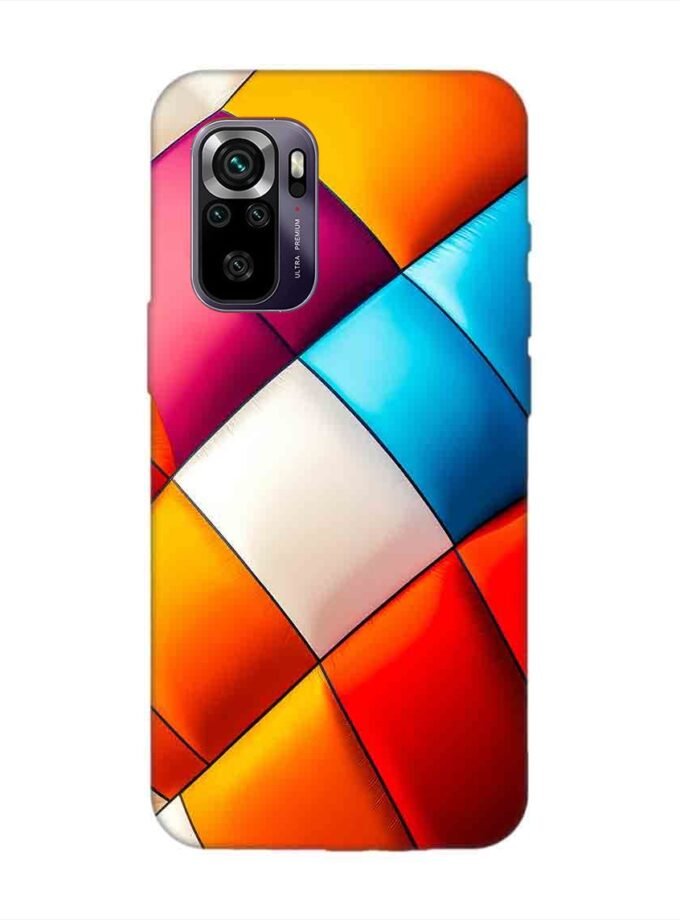 Custom Printed Case Cover for Xiaomi Redmi Note 10 Close Up Colorful Hot Air Balloon