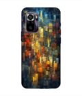 Custom Printed Case Cover for Xiaomi Redmi Note 10 Close Up Colorful Mosaic Squares Shapes