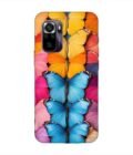 Custom Printed Case Cover for Xiaomi Redmi Note 10 Closeup Colorful Butterfly Collection Display