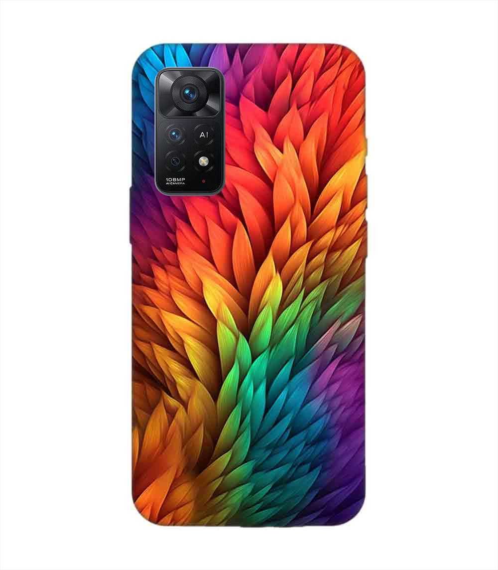 Custom Printed Case Cover for Xiaomi Redmi Note 11 Pro (5G) Close Up Colorful Flower With Many Leaves