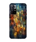 Custom Printed Case Cover for Xiaomi Redmi Note 11T (5G) Close Up Colorful Mosaic Squares Shapes