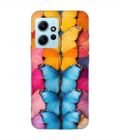 Custom Printed Case Cover for Xiaomi Redmi Note 12 (4G) Closeup Colorful Butterfly Collection Display