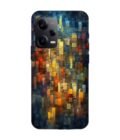 Custom Printed Case Cover for Xiaomi Redmi Note 12 (5G) Close Up Colorful Mosaic Squares Shapes