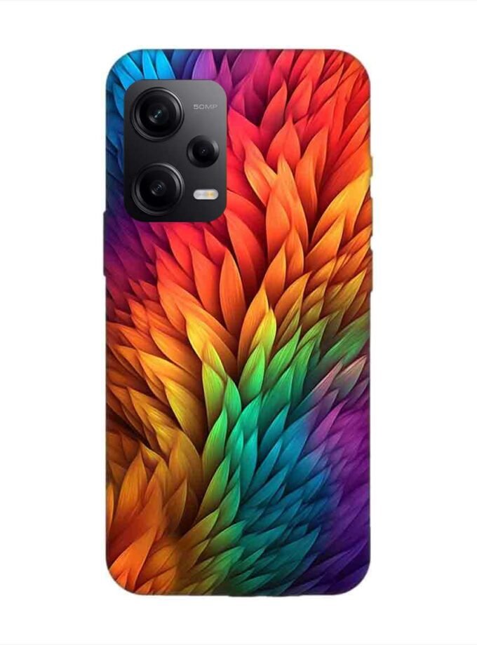 Custom Printed Case Cover for Xiaomi Redmi Note 12 Pro (5G) Close Up Colorful Flower With Many Leaves