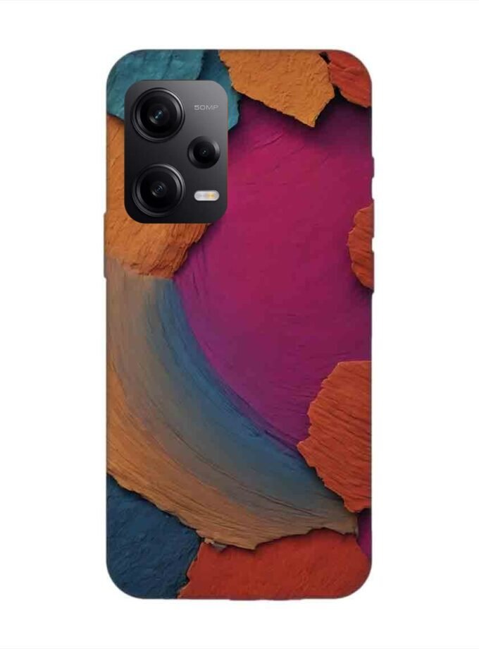 Custom Printed Case Cover for Xiaomi Redmi Note 12 Pro (5G) Closeup Color Textured Surface