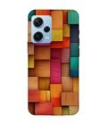 Custom Printed Case Cover for Xiaomi Redmi Note 12 Pro Plus (5G) Close Up Colorful Wooden Wall With Lot Different Colors