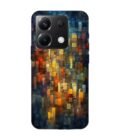 Custom Printed Case Cover for Xiaomi Redmi  Note 13 (5G) Close Up Colorful Mosaic Squares Shapes