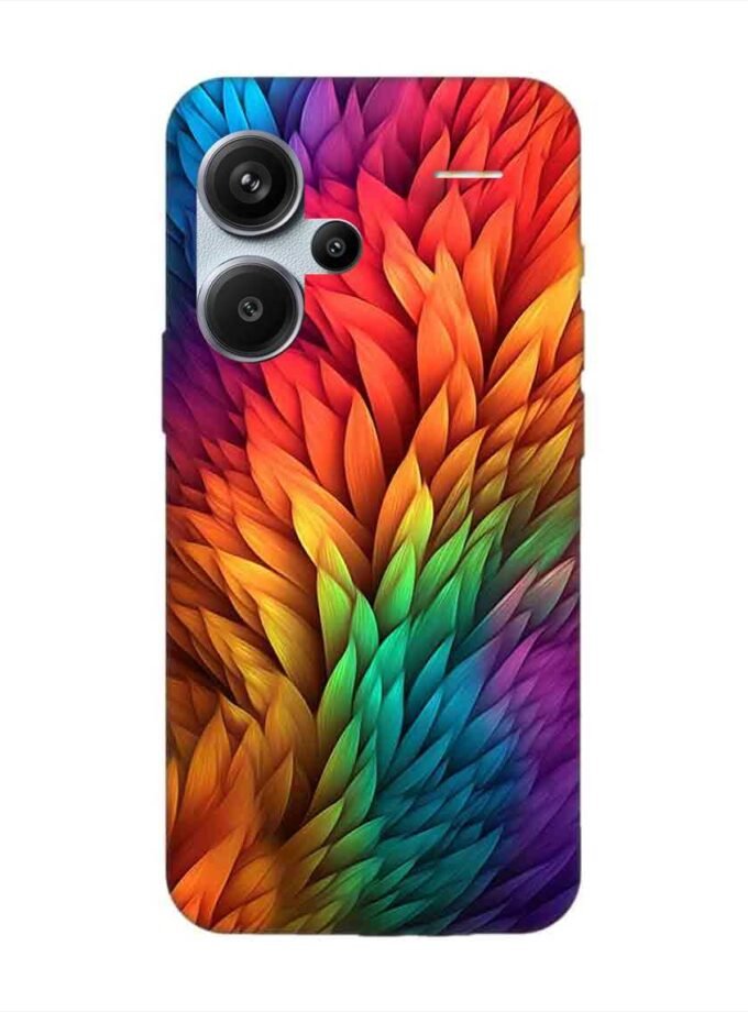 Custom Printed Case Cover for Xiaomi Redmi Note 13 Pro Plus (5G) Close Up Colorful Flower With Many Leaves