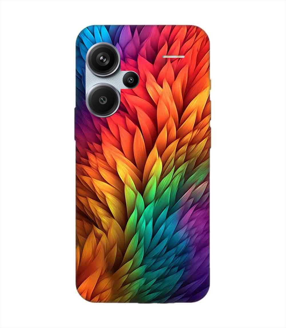 Custom Printed Case Cover for Xiaomi Redmi Note 13 Pro Plus (5G) Close Up Colorful Flower With Many Leaves