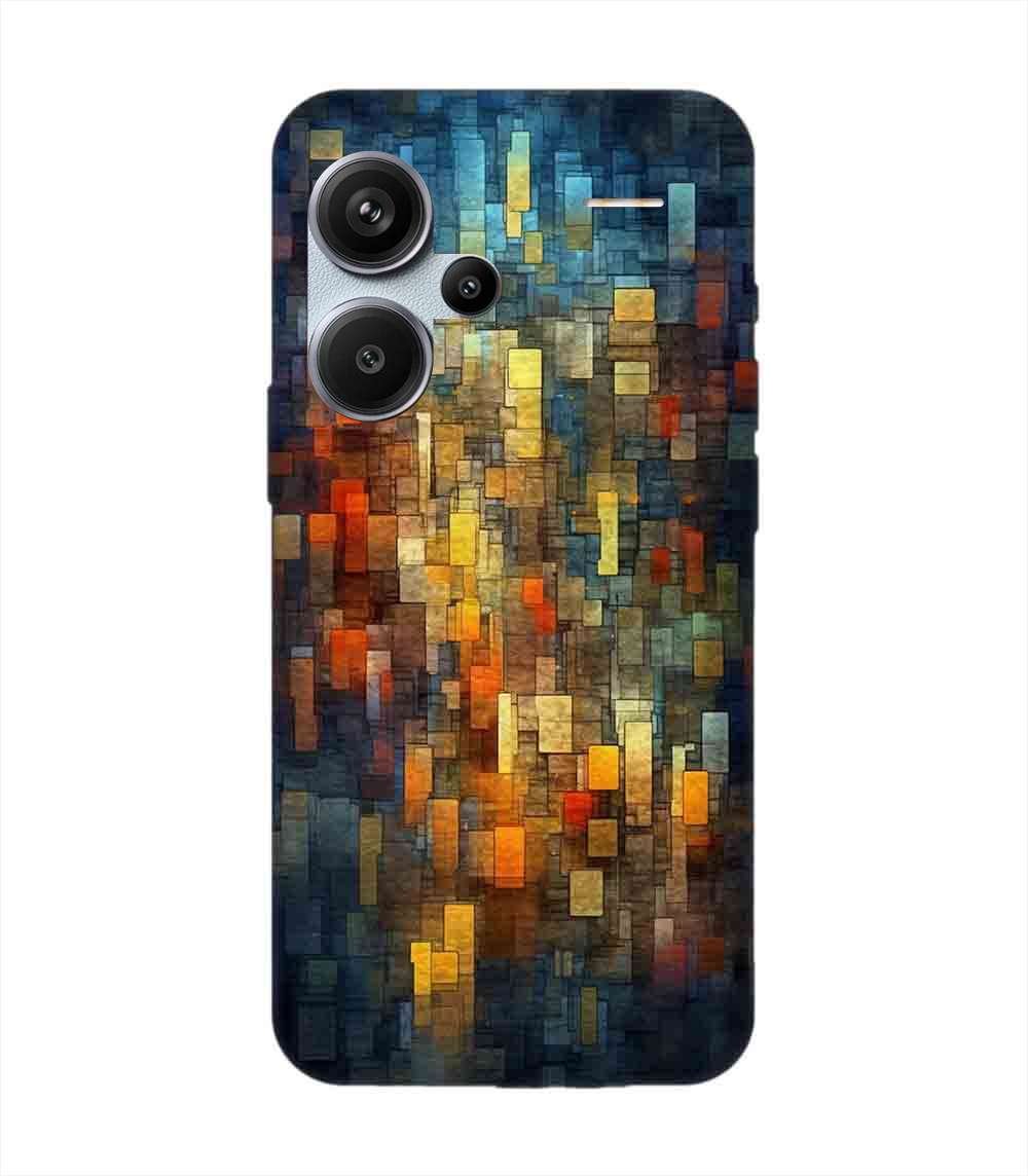 Custom Printed Case Cover for Xiaomi Redmi Note 13 Pro Plus (5G) Close Up Colorful Mosaic Squares Shapes