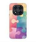 Custom Printed Case Cover for Xiaomi Redmi Note 14 Pro (5G) Close Up Colorful Puzzle Piece With One Missing