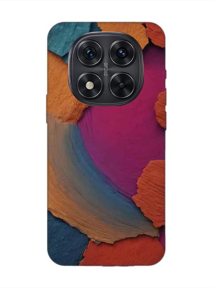 Custom Printed Case Cover for Xiaomi Redmi Note 14 Pro (5G) Closeup Color Textured Surface