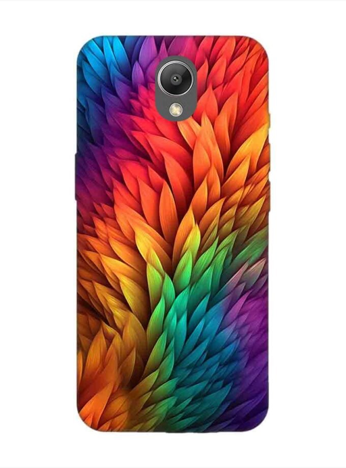 Custom Printed Case Cover for Xiaomi Redmi Note 2 Close Up Colorful Flower With Many Leaves