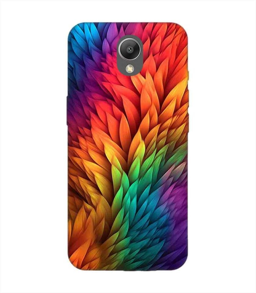 Custom Printed Case Cover for Xiaomi Redmi Note 2 Close Up Colorful Flower With Many Leaves