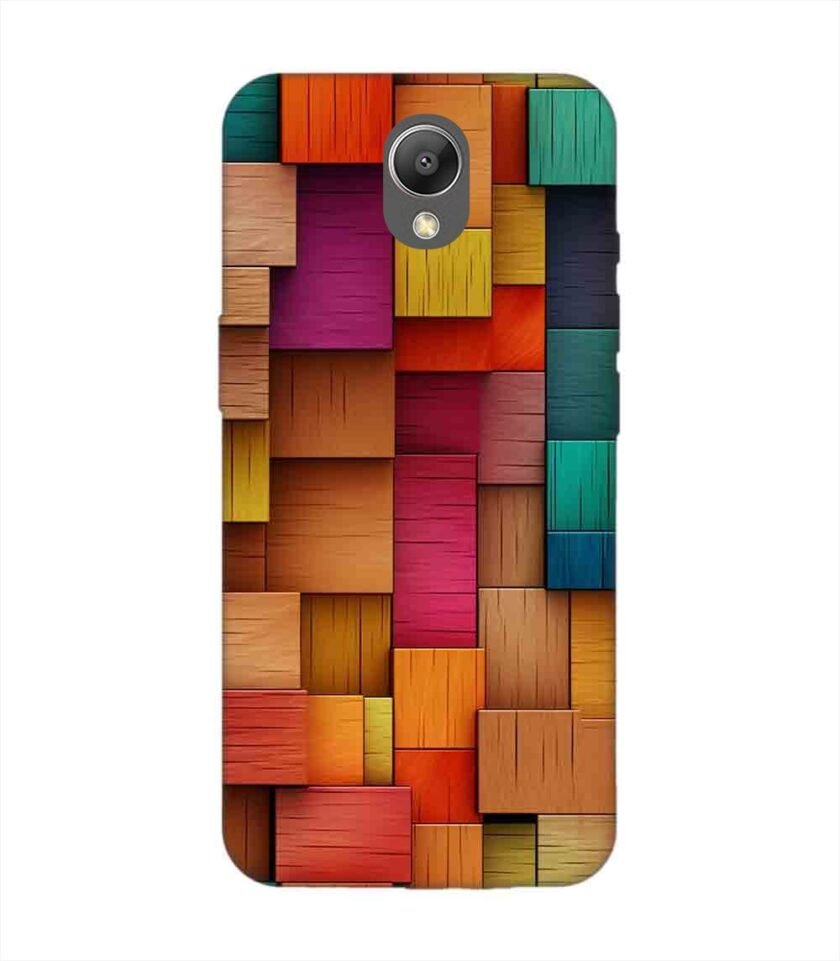 Custom Printed Case Cover for Xiaomi Redmi Note 2 Close Up Colorful Wooden Wall With Lot Different Colors