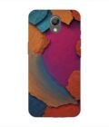 Custom Printed Case Cover for Xiaomi Redmi Note 2 Closeup Color Textured Surface