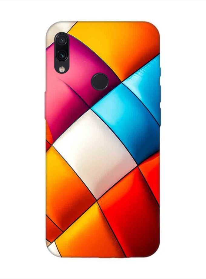Custom Printed Case Cover for Xiaomi Redmi Note 7 Pro Close Up Colorful Hot Air Balloon